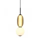 Led Κρεμαστό Φωτιστικό Από Γυαλί Smoked - Opal 12W Dimmable Balloons-S1 LUCIDO