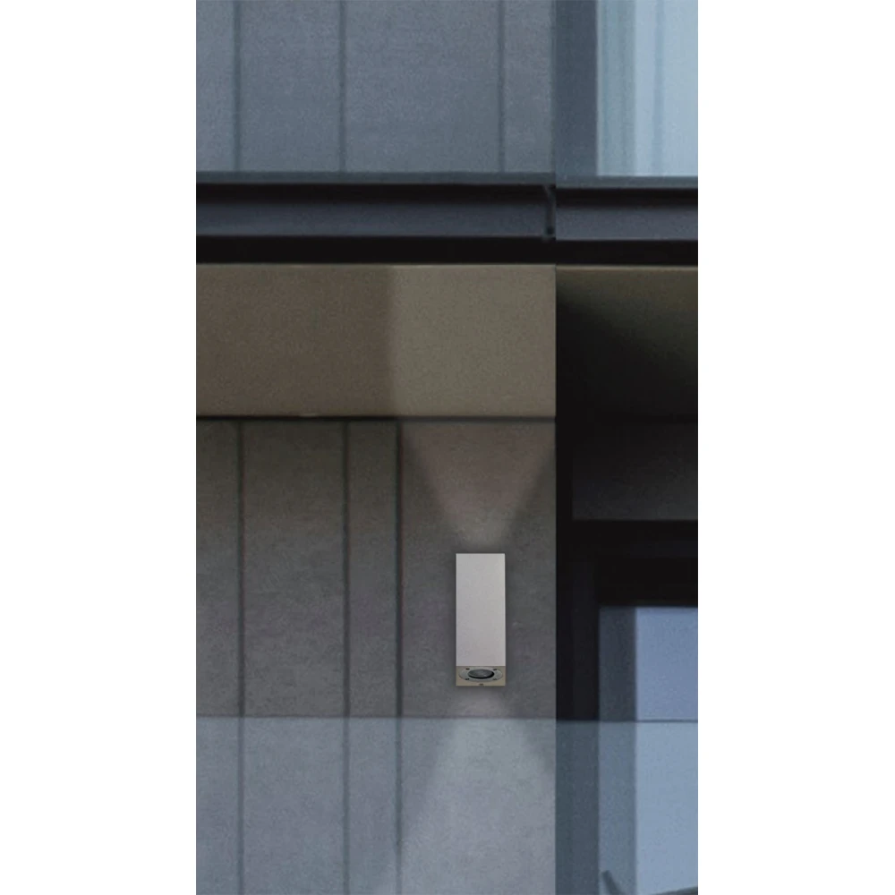 Απλίκα Εξωτερικού Χώρου Από Τσιμέντο Σε Σκούρο Γκρι Χρώμα Up-Down 2x GU10 IP65 Bary 2 LUCIDO