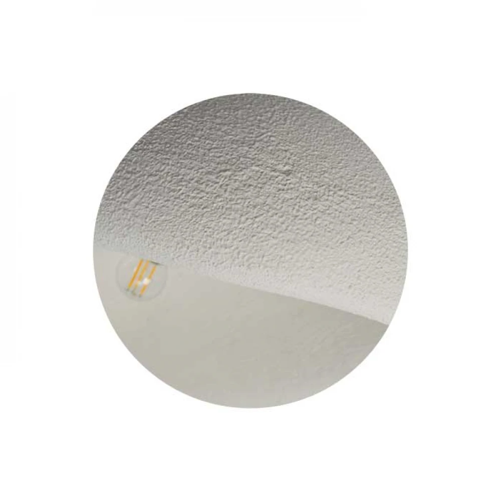 Πλαφονιέρα Οροφής Λευκή Από Πολυστερίνη D40cm 1xE27 Φιλοσοφίας Wabi-Sabi