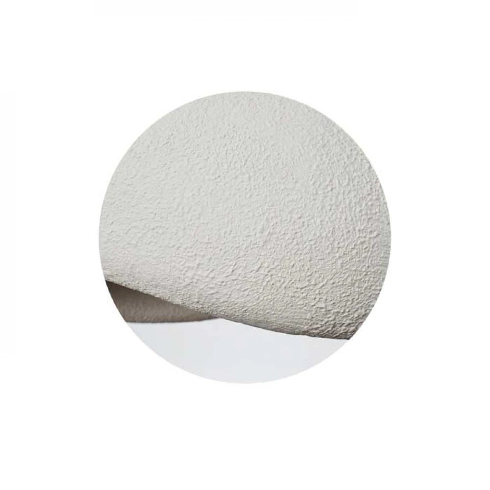 Κρεμαστό Μεγάλο Μονόφωτο Λευκό Από Πολυστερίνη D80cm  1xE27 Φιλοσοφίας Wabi-Sabi