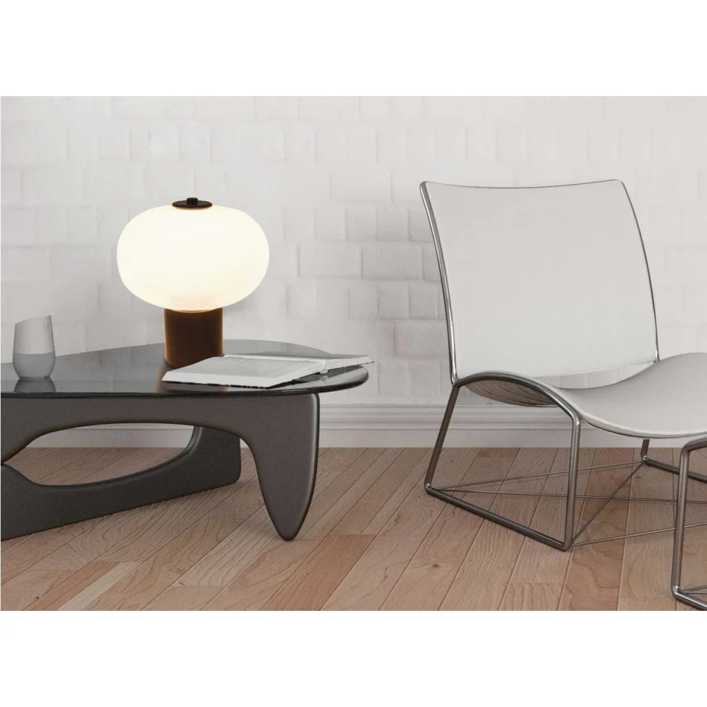 Led Πορτατίφ Από Οπάλ Γυαλί 7W Dimmable Donut LUCIDO