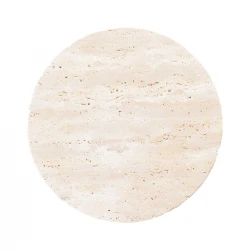 LED Επιτοίχιο Φωτιστικό Στρογγυλό Από Τραβερτίνη 5W Dark Moon - LUCIDO