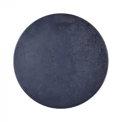 LED Επιτοίχιο Φωτιστικό Στρογγυλό Από Πέτρα σε Μαύρο Χρώμα 5W Dark Moon - LUCIDO