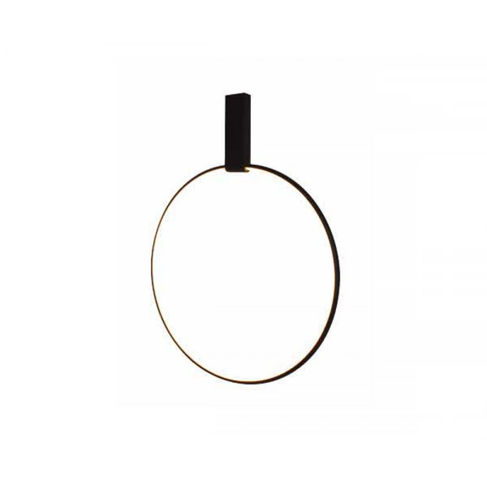 Led Φωτιστικό Οροφής Αλουμινίου Μαύρο D40cm 32W Dart-S LUCIDO