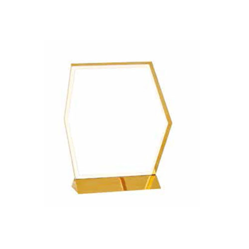 Led Πορτατίφ Μεταλλικό Χρυσό 12W Fractal-T LUCIDO