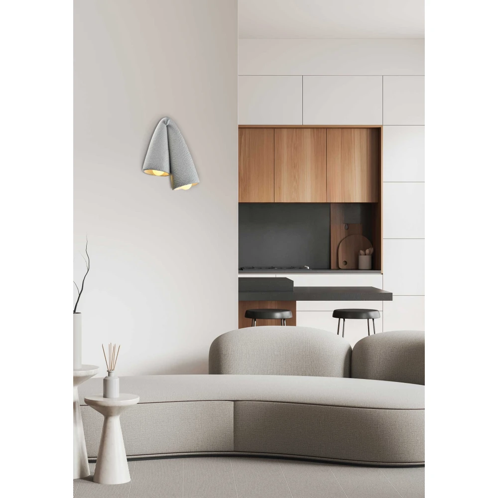 Επίτοιχο Φωτιστικό Δίφωτο Λευκό 2xE27 Fold - LUCIDO