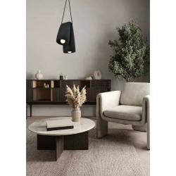 Κρεμαστό Φωτιστικό Δίφωτο Μαύρο 2xE27 Fold - LUCIDO