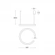 Led Κρεμαστό Φωτιστικό Αλουμινίου Μαύρο 24W Dimmable Powered by OSRAM Hose- RD LUCIDO