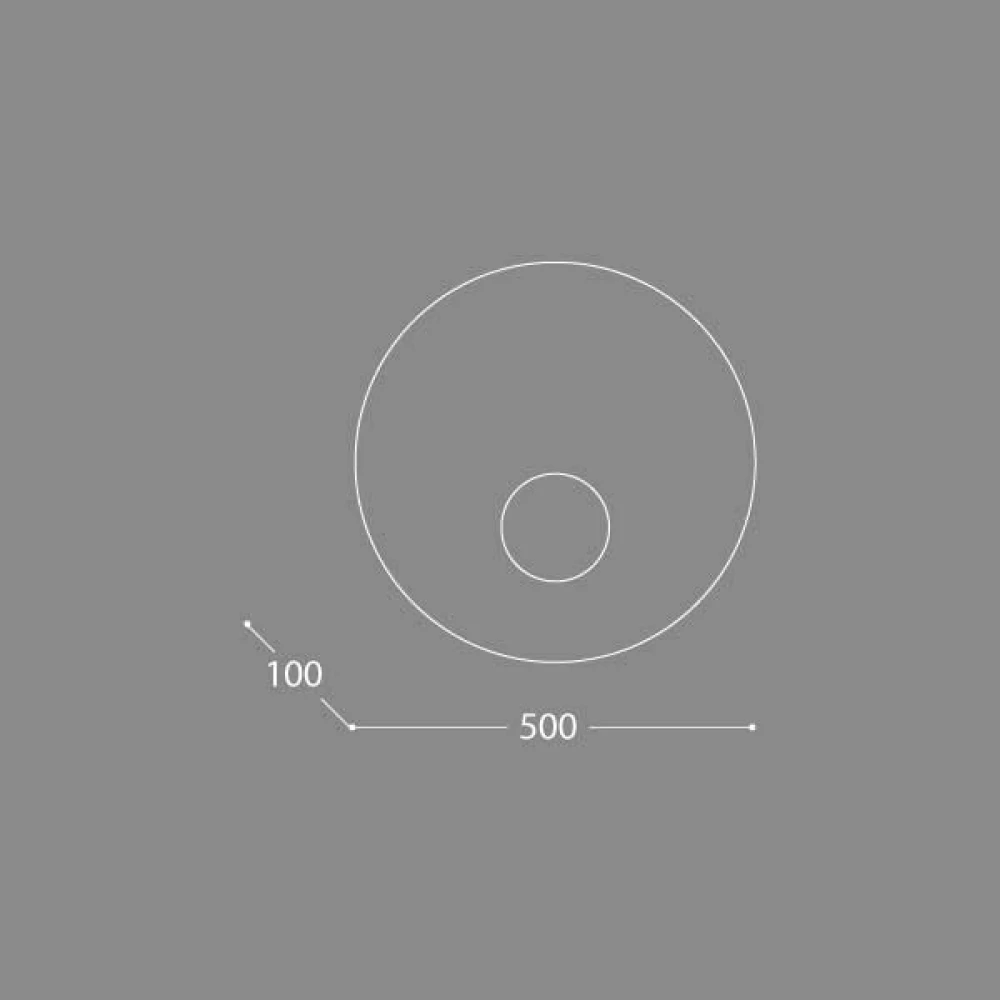 LED Επιτοίχιο Φωτιστικό Από Ρητίνη Λευκό-Μαύρο 12W Interstellar Medium LUCIDO