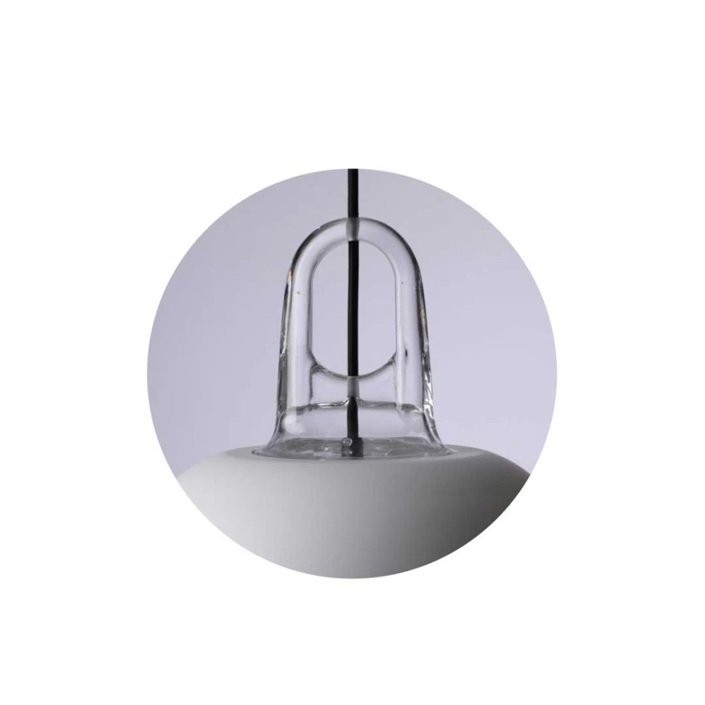 Κρεμαστό Φωτιστικό Μονόφωτο Μεταλλικό Μαύρο Ματ 1xE27 Leicht-A BK LUCIDO