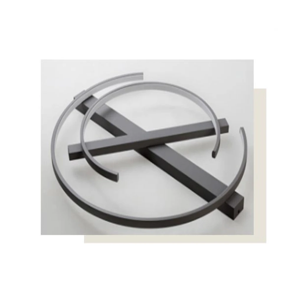 LED Πλαφονιέρα Αλουμινίου Μαύρη - 65W 4550lm Lunagirl - LUCIDO