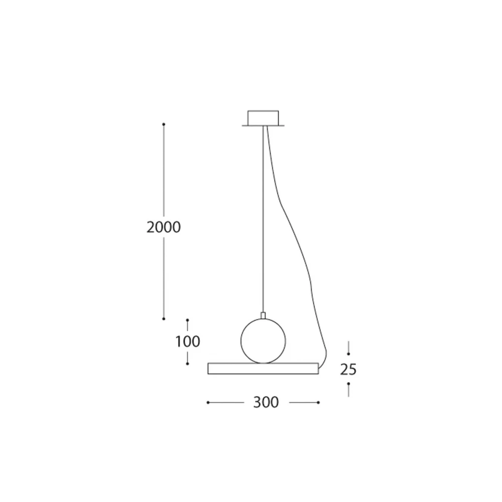 Led Κρεμαστό Φωτιστικό Αλουμινίου Λευκό 3W Dimmable Magneto-WH LUCIDO