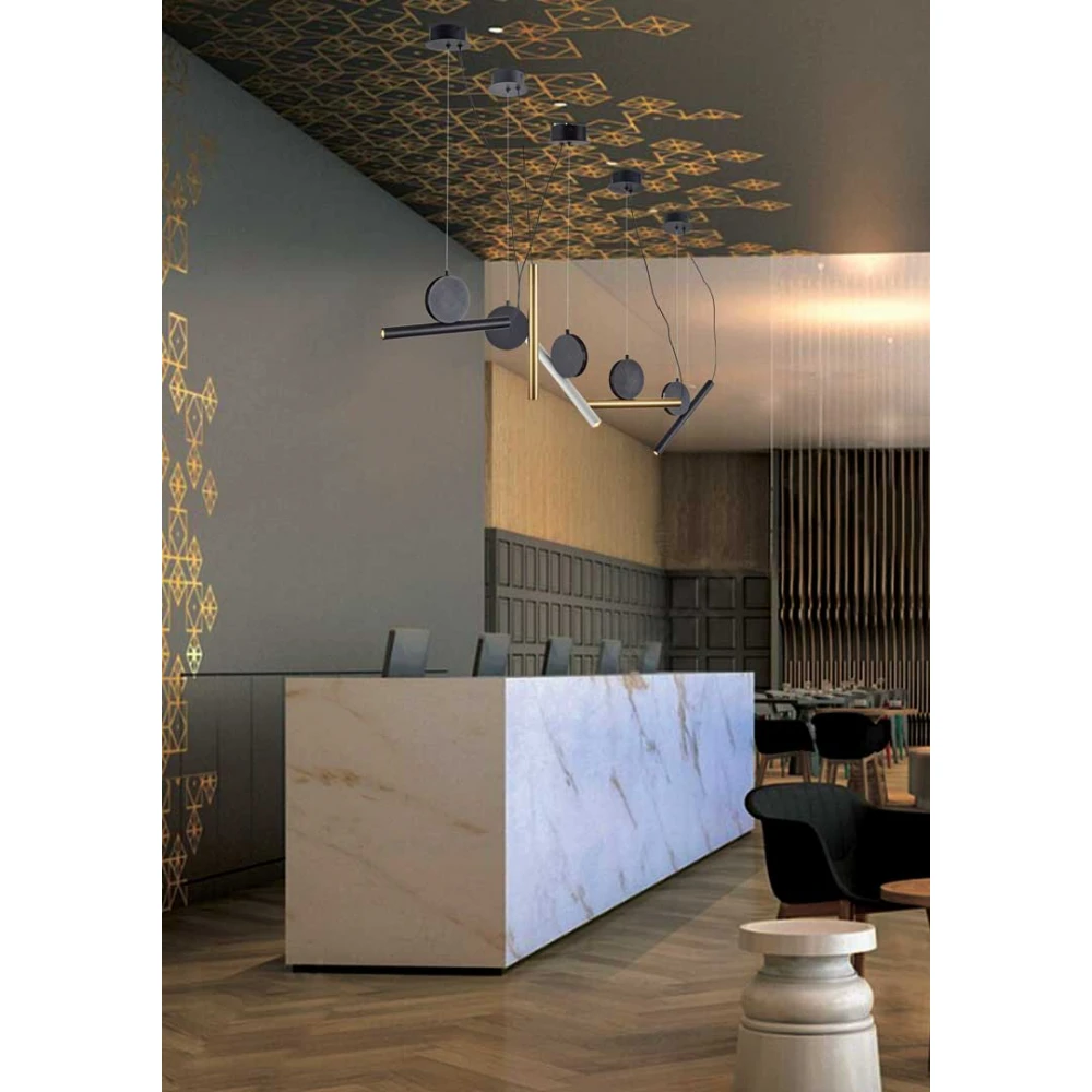 Led Κρεμαστό Φωτιστικό Αλουμινίου Λευκό 3W Dimmable Magneto-WH LUCIDO