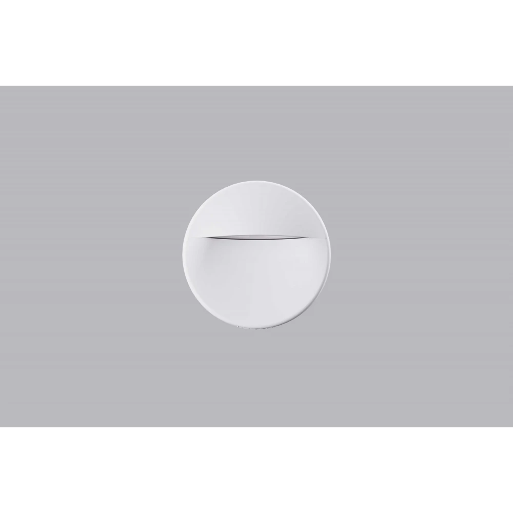 Led Απλίκα Εξωτερικού Χώρου Λευκό Slim 2W 3000K Θερμό IP65 Nado RD - LUCIDO