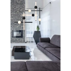 Led Κρεμαστό Φωτιστικό Από Μέταλλο Και Ακρυλικό 8.4W Dimmable Pinball LUCIDO