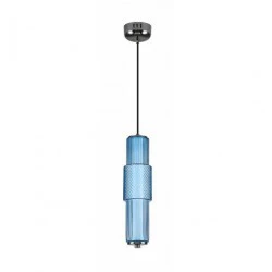 Led Κρεμαστό Φωτιστικό Γυάλινο Οπάλ Μπλε 12W Dimmable Pop - BL LUCIDO