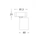 Φωτιστικό Σποτ Μαύρο Αλουμινίου 1x GU10 LED SPOTY-1 LUCIDO