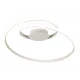 Led Πλαφονιέρα Λευκή Αλουμινίου ∅80 45W 3000K 3600Lm, SPRING-C - LUCIDO