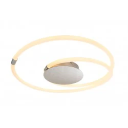 Led Φωτιστικό Οροφής Μεταλλικό σε Χρώμιο 55W Swing-C LUCIDO