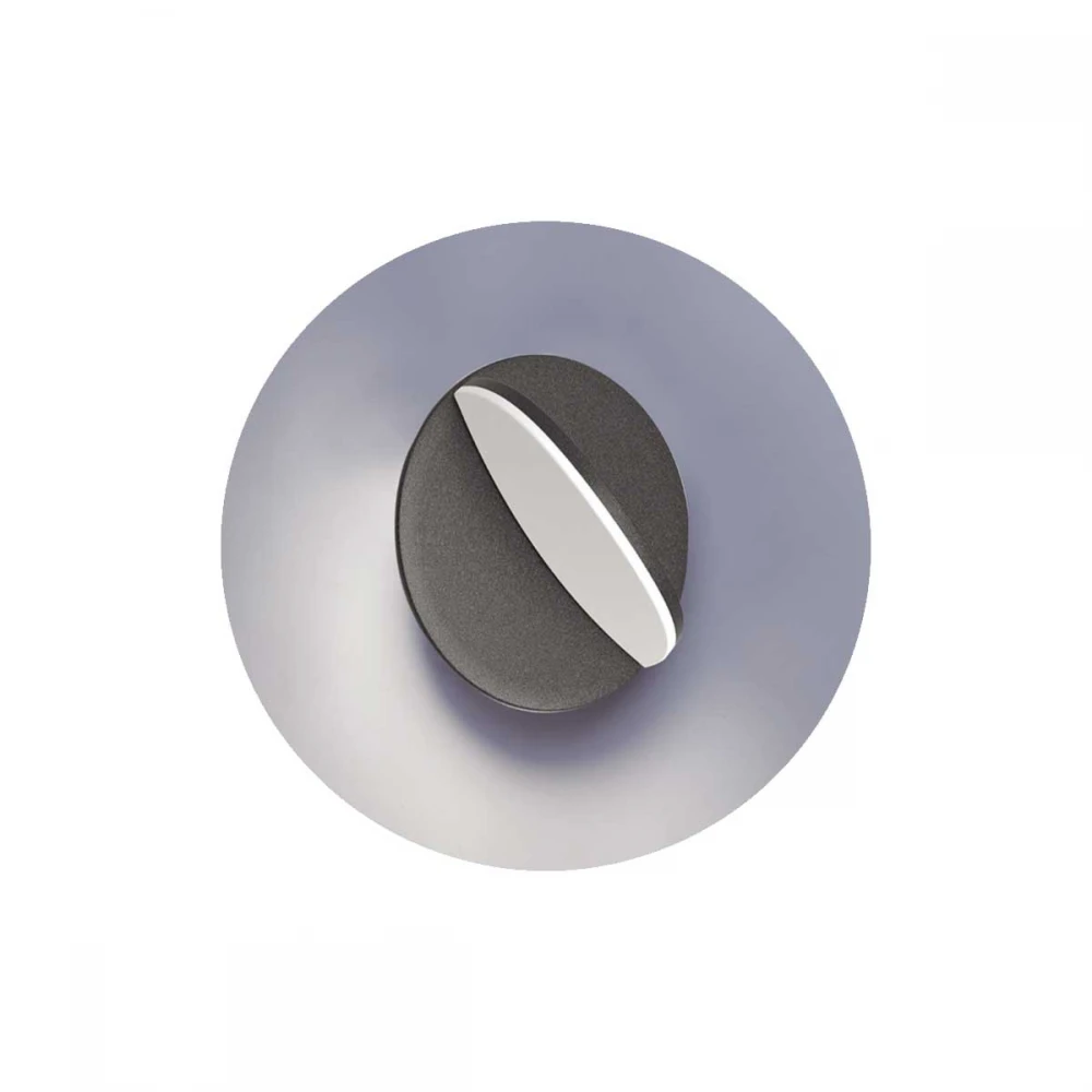 Led Απλίκα Εξωτερικού Χώρου Αλουμινίου Γκρι 16W IP65 Teeter LUCIDO