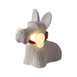 LED Επιτραπέζιο Φωτιστικό Σκύλος Terrier 6W - Λευκό - LUCIDO