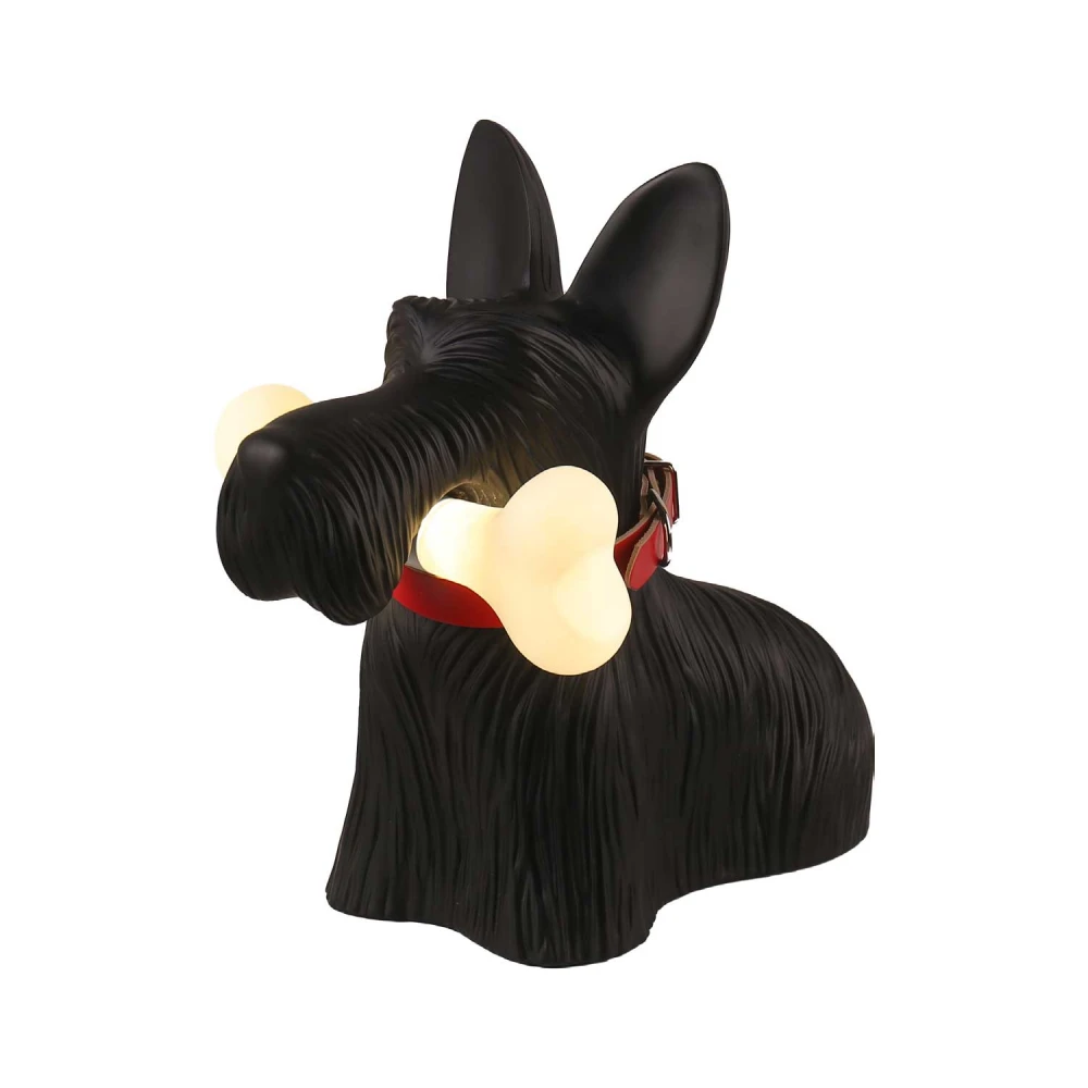 LED Επιτραπέζιο Φωτιστικό Σκύλος Terrier 6W - Μαύρο - LUCIDO