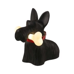 LED Επιτραπέζιο Φωτιστικό Σκύλος Terrier 6W - Μαύρο - LUCIDO