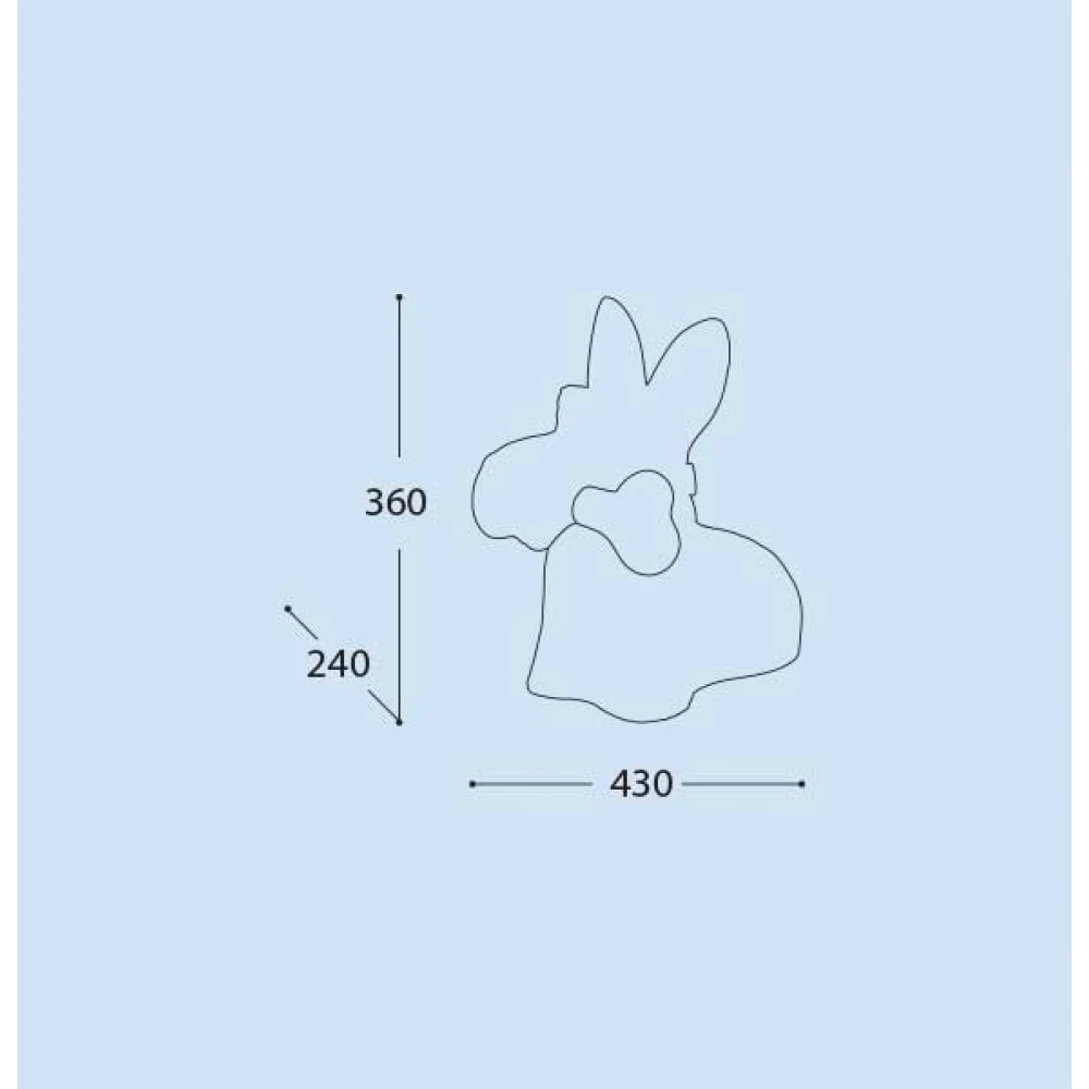 LED Επιτραπέζιο Φωτιστικό Σκύλος Terrier 6W - Μαύρο - LUCIDO