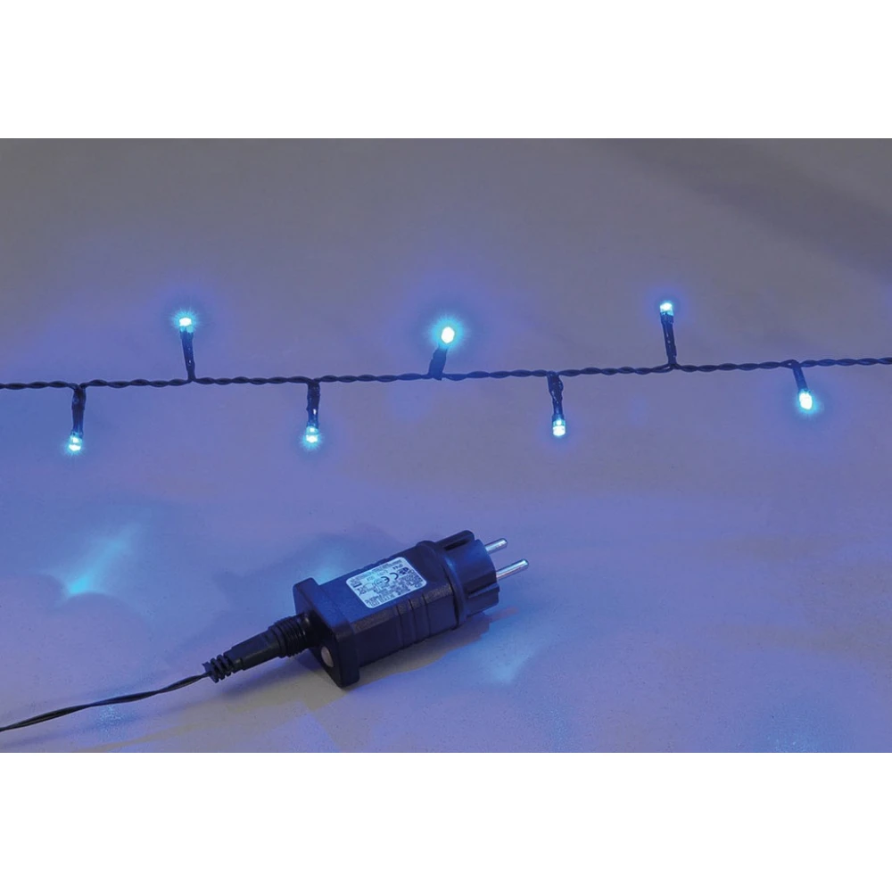 180Led Φωτάκια Rgb 15 Colours Multi Flash Ip44 Με Χειριστήριο Για Προγράμματα Με Πράσινο Καλώδιο Και 5 Διαφορετικούς Φωτισμούς ,9 Μέτρα