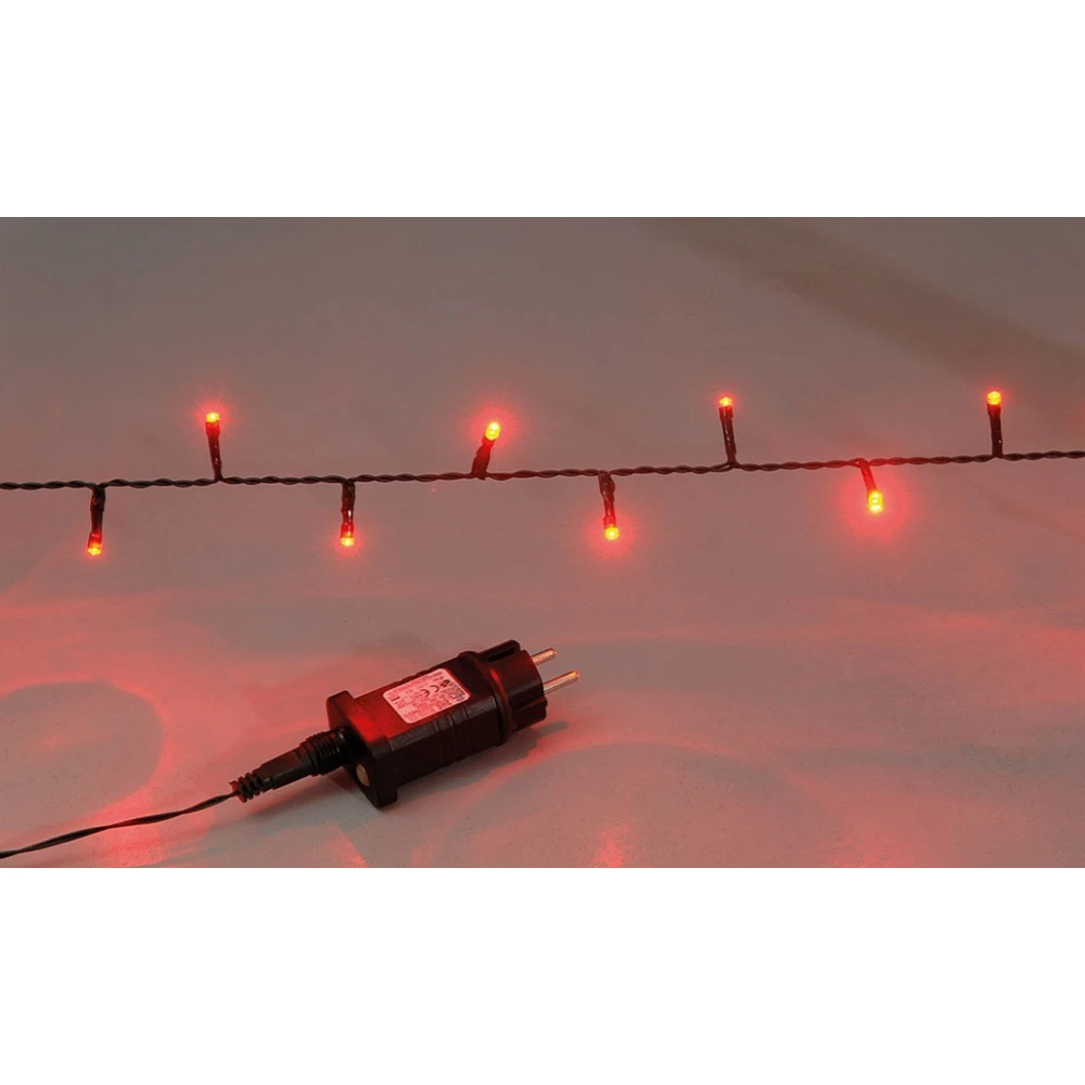 180Led Φωτάκια Rgb 15 Colours Multi Flash Ip44 Με Χειριστήριο Για Προγράμματα Με Πράσινο Καλώδιο Και 5 Διαφορετικούς Φωτισμούς ,9 Μέτρα