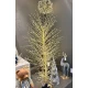 Φωτιζόμενο Δέντρο Χρυσό Με 3000 Led Φωτάκια Θερμού Φωτισμού ,Μετασχηματιστή ip44 Και Dimmer 250(h)cm