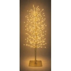 Φωτιζόμενο Δέντρο Με 320 Led Φωτάκια (32 Led Flash) ,Μετασχηματιστή ip44 Και Dimmer 90(h)cm
