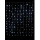 240Led Σταθερή Συμμετρική Κουρτίνα Με Επέκταση Ip44 200 x 100(h)cm ,Με Διάφανο Καλώδιο/Λευκό Λαμπάκι (Kelvin: 6.000 - 10.000)