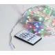 200Led Λαμπάκια Rgb App -Wifi Με Μετασχηματιστή Ip44 ,Με Διάφανο Πλακέ Καλώδιο/Διάφορους Φωτισμούς, (10cm Απόσταση) 20 Μέτρα