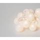 20Led Φωτάκια Σταθερά Με Μπάλες Cotton 6cm Με Μετασχηματιστή Ip44 Και Χρονοδιακόπτη 6 Ωρών Με Θερμό Φωτισμό 3 Μέτρα