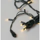 100Led Rubber Round Λαμπάκια Επεκτεινόμενα Με Πράσινο Καλώδιο/Θερμό Λαμπάκι ,Ip65 Στεγανό,(10cm Απόσταση) 10 Μέτρα (Kelvin: 2.500 - 3.000)