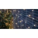 100Led Ασύμμετρη Κουρτίνα Επεκτεινόμενη All Flash Με Μετασχηματιστή ip44 200 x 70(h)cm,Διάφανο Καλώδιο/Θερμό Λαμπάκι , (Kelvin: 2500 - 3.000)