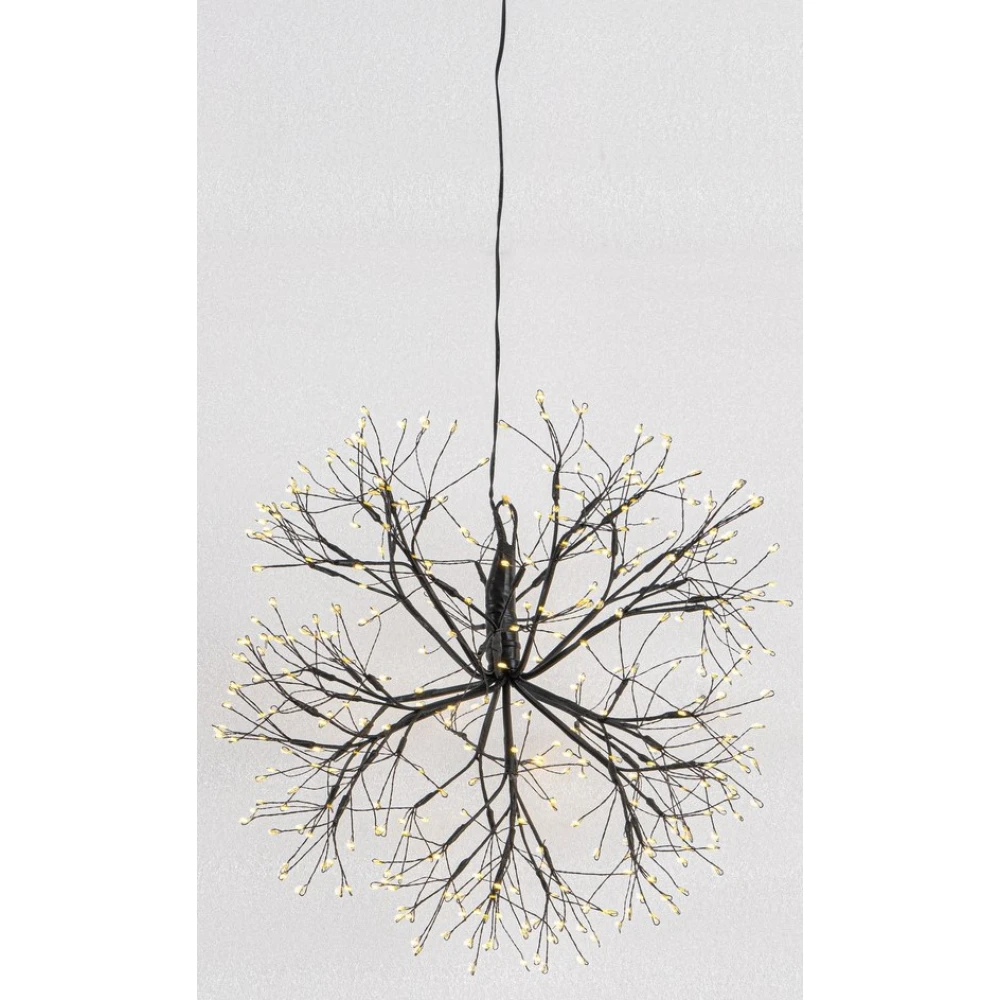 Φωτιζόμενη Χριστουγεννιάτικη Μπάλα Με 576 Led Φωτάκια Θερμού Φωτισμού Με Μετασχηματιστή ip44 Και Dimmer 40cm