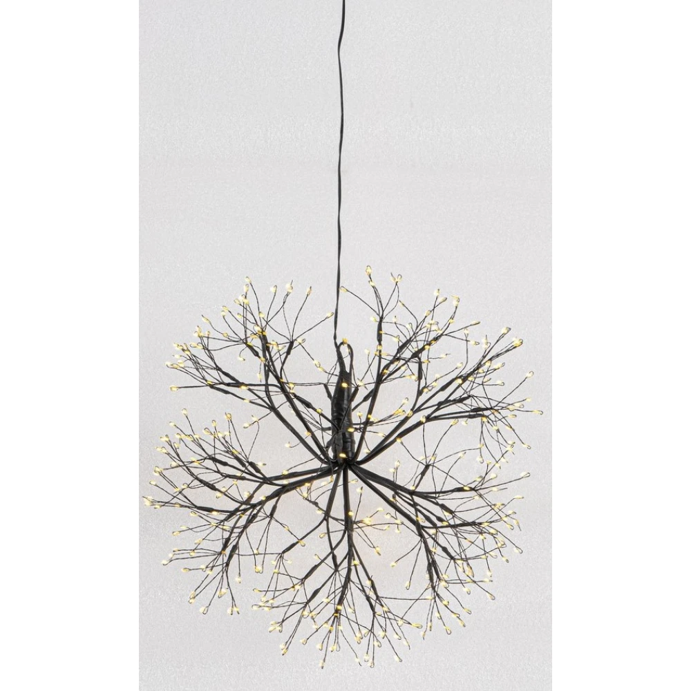 Φωτιζόμενη Χριστουγεννιάτικη Μπάλα Με 912 Led Φωτάκια Θερμού Φωτισμού Με Μετασχηματιστή ip44 Και Dimmer 50cm