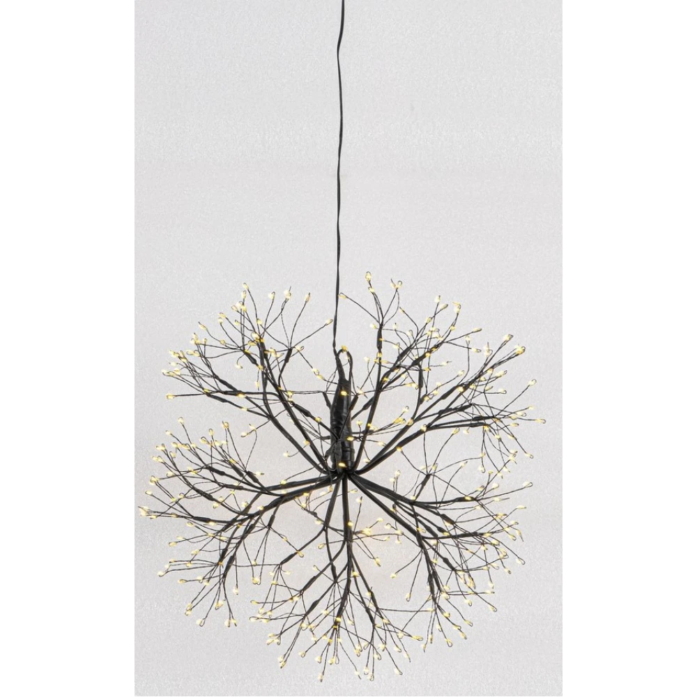 Φωτιζόμενη Χριστουγεννιάτικη Μπάλα Με 1200 Led Φωτάκια Θερμού Φωτισμού Με Μετασχηματιστή ip44 Και Dimmer 60cm