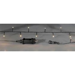 400 Led - 10 σειρές * 40 λαμπάκια στη σειρά των Με Επέκταση Και Μετασχηματιστή ip44,Πράσινο Καλώδιο/Θερμό Amber Λαμπάκι ,39 Μέτρα συνολο 