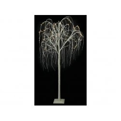Led Φωτιζόμενο Δέντρο - 120 Led Και Θερμό Φωτισμό 210cm IP20 Λευκό