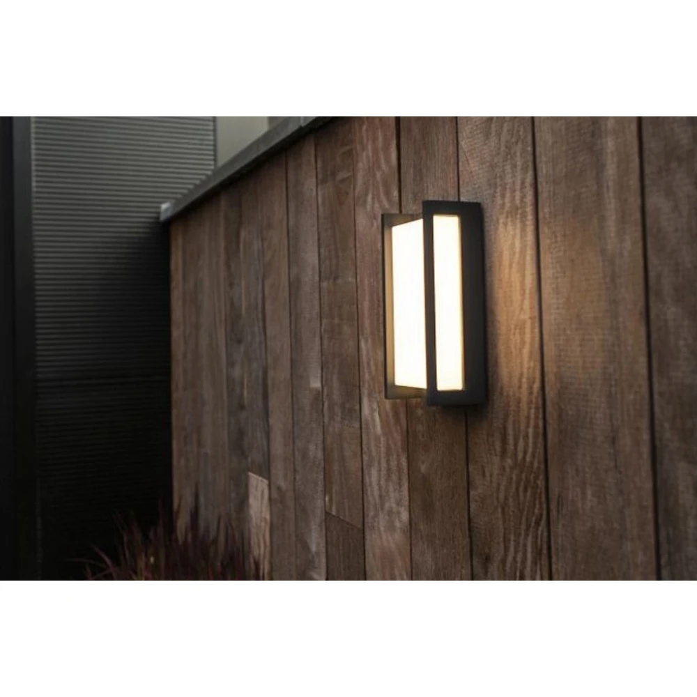 QUBO Wall Dark Grey 4000K (Cool White) Architectural Modern Diffuse Light - LUTEC