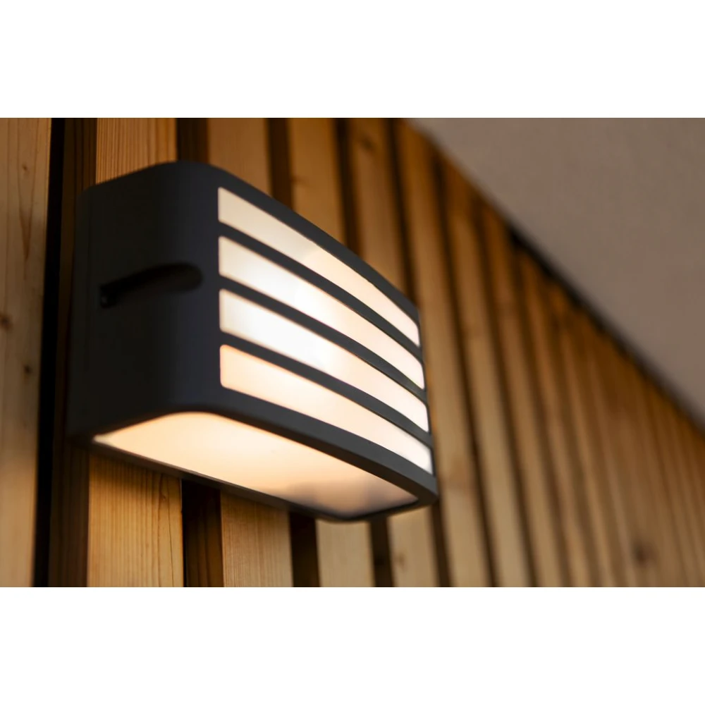 ZEBRA Wall Dark Grey  Architectural Modern Diffuse Light LUTEC