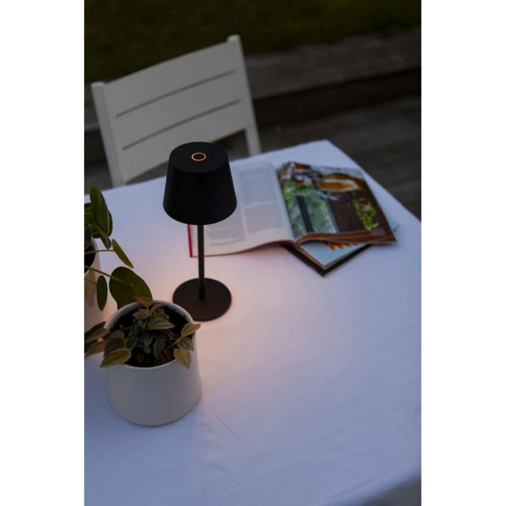 ROBLE Table Dark Grey 3000K (Warm White) Architectural Modern Portable - LUTEC
