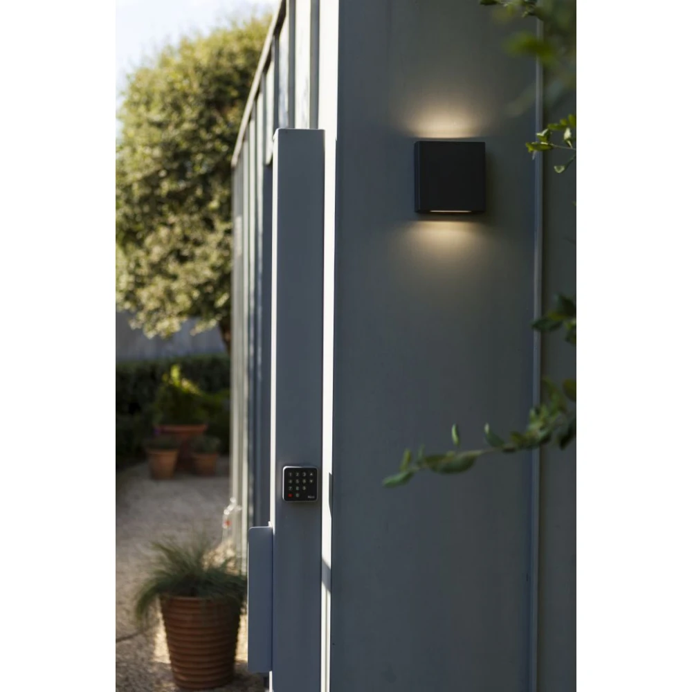 LED Απλίκα Αλουμινίου Εξωτερικού Χώρου Σε Σκούρο Γκρι 8.5W 4000K IP54 PILI LUTEC