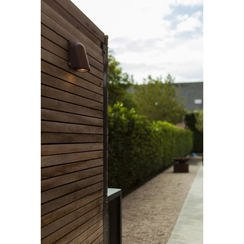 Απλίκα Αλουμινίου Εξωτερικού Χώρου Καφέ 1xGU10 IP54 ANCOR LUTEC