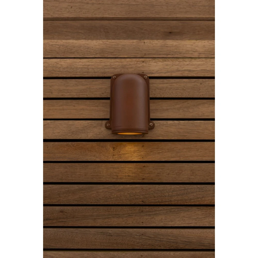 Απλίκα Αλουμινίου Εξωτερικού Χώρου Καφέ 1xGU10 IP54 ANCOR LUTEC