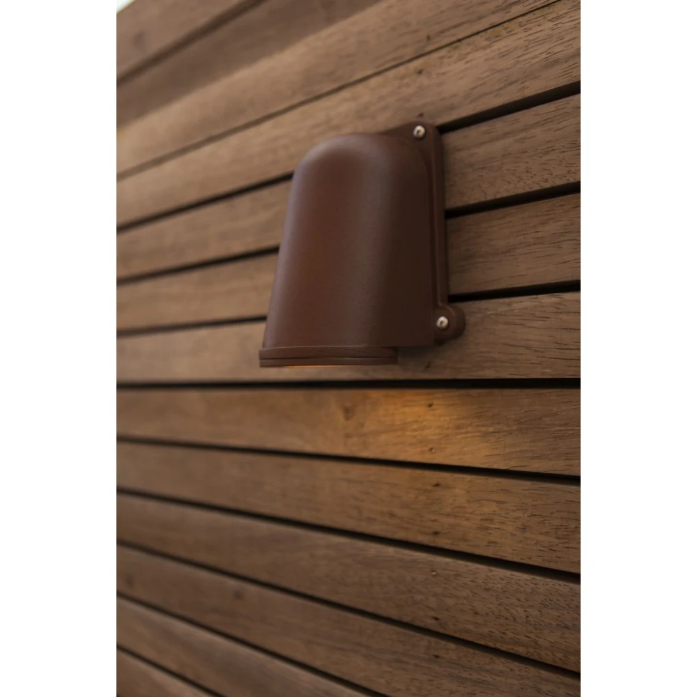 Απλίκα Αλουμινίου Εξωτερικού Χώρου Καφέ 1xGU10 IP54 ANCOR LUTEC