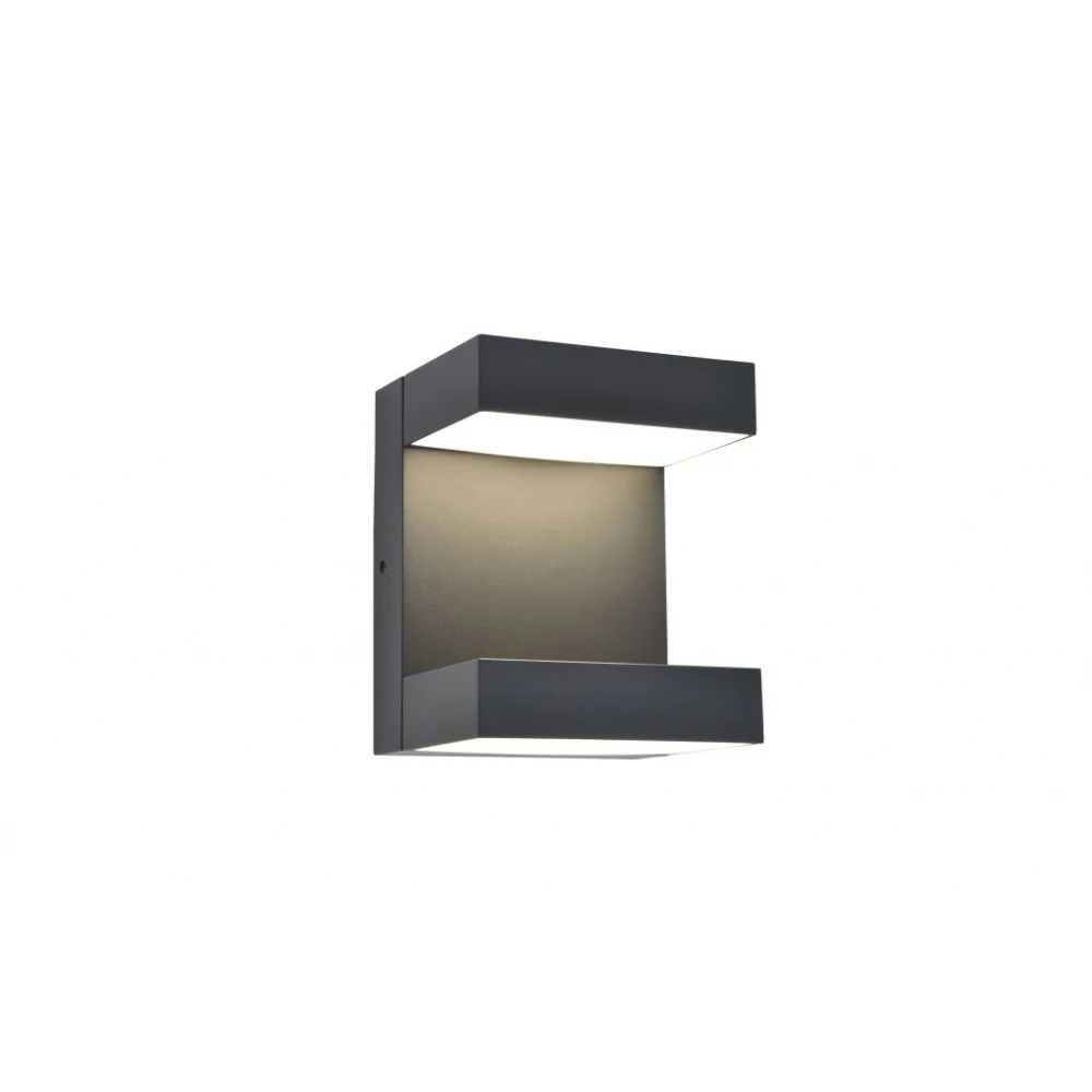 LED Επίτοιχο Φωτιστικό Από Αλουμίνιο CCT 3000K-4000K 13W IP65 TWISTO LUTEC